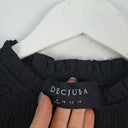Second-Hand - Decjuba Elegant Shiny Shirred Blouse Size 8 - SwapUp