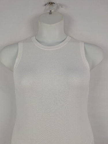 Second-Hand - Decjuba White Knit Trista Dress Size L - SwapUp