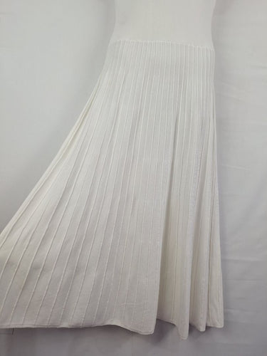 Second-Hand - Decjuba White Knit Trista Dress Size L - SwapUp