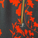 Second-Hand - Closet London Red Floral Shadows A Line Dress Size 12 - SwapUp