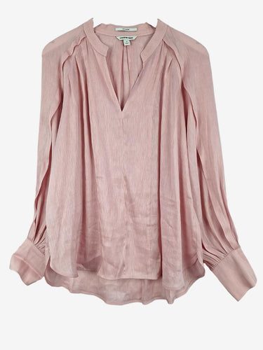 Country Road Musk Pink Silk Blend Blouse Size 12
