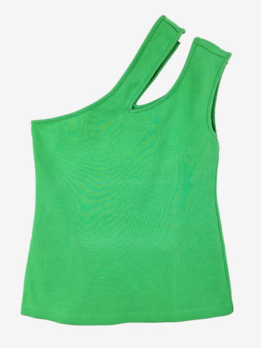 Country Road Lime Split Strap One Shoulder Top Size S