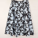 Second-Hand - Atmos & Here Floral Silhouette Floaty A Line Skirt Size 8 - SwapUp