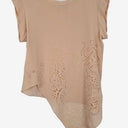 Second-Hand - Phillip Lim Asymmetrical Hem Laser Cut Top Size 8 - SwapUp