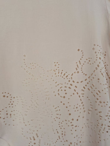 Second-Hand - Phillip Lim Asymmetrical Hem Laser Cut Top Size 8 - SwapUp