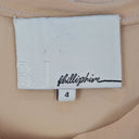 Second-Hand - Phillip Lim Asymmetrical Hem Laser Cut Top Size 8 - SwapUp