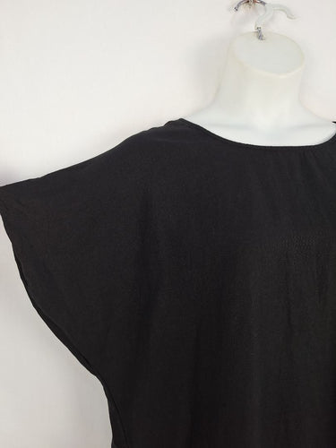 Second-Hand - Banana Blue Relaxed Fit Essential Black Linen Dress Size S - SwapUp