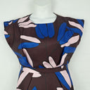 Second-Hand - Leonard St Dark Plum Tie Waist Dress Size 10 - SwapUp
