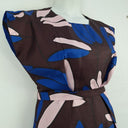 Second-Hand - Leonard St Dark Plum Tie Waist Dress Size 10 - SwapUp