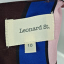 Second-Hand - Leonard St Dark Plum Tie Waist Dress Size 10 - SwapUp