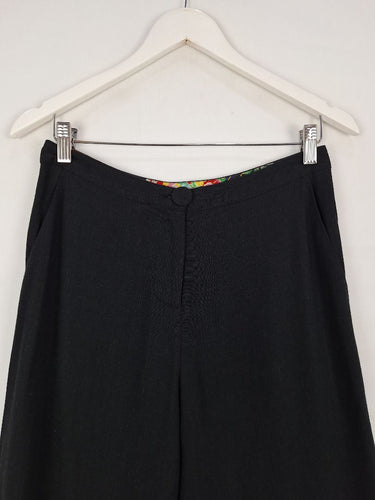 Second-Hand - Maiocchi Capsule Wide Leg Linen Blend Pants Size 6 - SwapUp