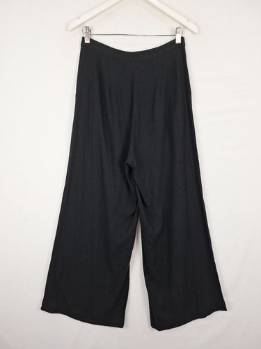 Second-Hand - Maiocchi Capsule Wide Leg Linen Blend Pants Size 6 - SwapUp