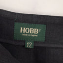 Second-Hand - Hobbs Panelled Flared Linen Midi Top Size 12 - SwapUp