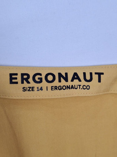 Second-Hand - Ergonaut Mustard Belted Shift Dress Size 14 - SwapUp