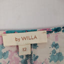 Second-Hand - by WILLA Splattered Water Paint Style Blouse Size 12 - SwapUp