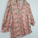 Second-Hand - Postie Peachy Pink Floral Blouse Size 12 - SwapUp