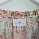 Second-Hand - Postie Peachy Pink Floral Blouse Size 12 - SwapUp
