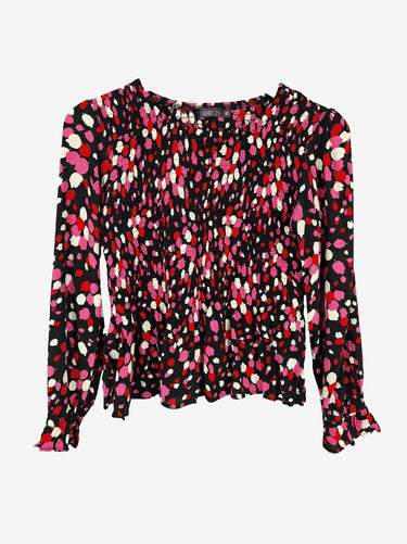 Mister Zimi Ruched Pretty Long Sleeve Top Size 8