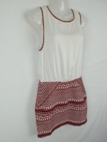 Second-Hand - Tigerlily Saffron Aztec Mini Dress Size 10 - SwapUp