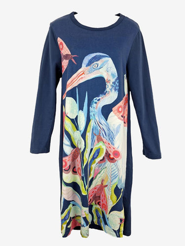 Gorman Watercolour Fauna Midi Dress Size 8