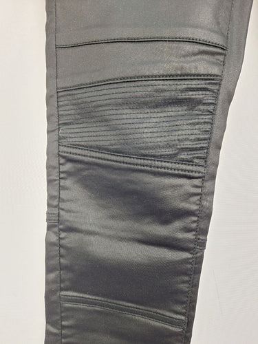 Second-Hand - Decjuba Coated Skinny Fit Biker Pants Size 8 - SwapUp