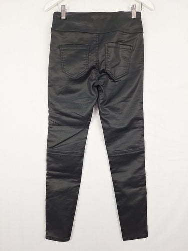 Second-Hand - Decjuba Coated Skinny Fit Biker Pants Size 8 - SwapUp