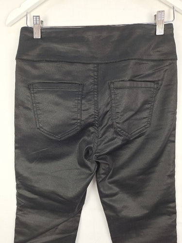 Second-Hand - Decjuba Coated Skinny Fit Biker Pants Size 8 - SwapUp