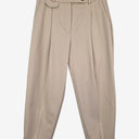 Second-Hand - Reiss Dusty Beige Tapered Pants Size 8 - SwapUp