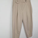 Second-Hand - Reiss Dusty Beige Tapered Pants Size 8 - SwapUp