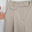 Second-Hand - Reiss Dusty Beige Tapered Pants Size 8 - SwapUp
