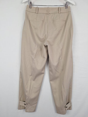 Second-Hand - Reiss Dusty Beige Tapered Pants Size 8 - SwapUp