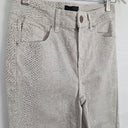Second-Hand - Decjuba Grey Reptile High Rise Skinny Jeans Size 8 - SwapUp