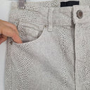 Second-Hand - Decjuba Grey Reptile High Rise Skinny Jeans Size 8 - SwapUp