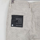 Second-Hand - Decjuba Grey Reptile High Rise Skinny Jeans Size 8 - SwapUp