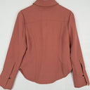 Second-Hand - Veronika Maine Dusty Rose Lace Front Shirt Size 8 - SwapUp