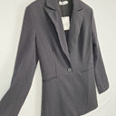 Second-Hand - Atmos & Here Lightweight Faint Pinstripe Blazer Size 8 - SwapUp