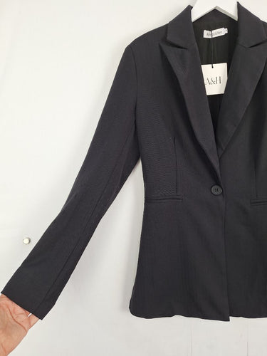 Second-Hand - Atmos & Here Lightweight Faint Pinstripe Blazer Size 8 - SwapUp