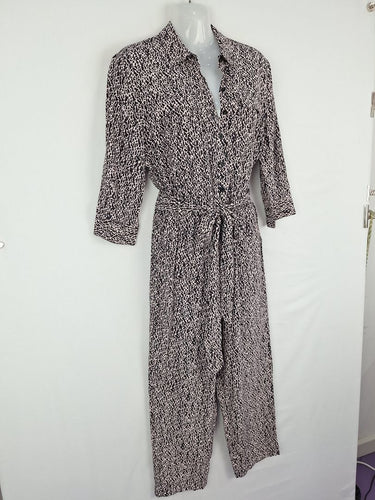 Second-Hand - Marcs Lilac Into The Wild Speckled Jumpsuit Size 8 - SwapUp