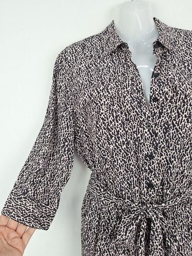 Second-Hand - Marcs Lilac Into The Wild Speckled Jumpsuit Size 8 - SwapUp