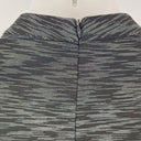 Second-Hand - Karen Millen Structured Charcoal Micro Lines Midi Dress Size 10 - SwapUp