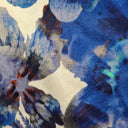 Second-Hand - Cue Blue Floral Satin Zip Front Dress Size 8 - SwapUp