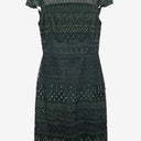 Second-Hand - Review Dark Forest Lace Cap Sleeve Dress Size 8 - SwapUp