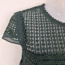 Second-Hand - Review Dark Forest Lace Cap Sleeve Dress Size 8 - SwapUp