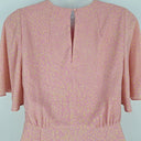 Second-Hand - Seed Pink Leopard Feminine Flutter Dress Size 8 - SwapUp
