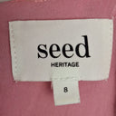 Second-Hand - Seed Pink Leopard Feminine Flutter Dress Size 8 - SwapUp