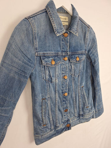 Second-Hand - Madewell Classic Mid Wash Denim Jacket Size XS - SwapUp