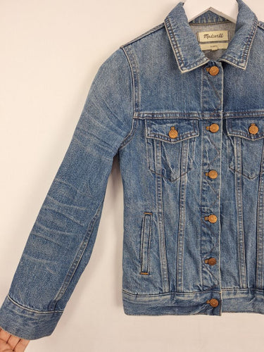 Second-Hand - Madewell Classic Mid Wash Denim Jacket Size XS - SwapUp