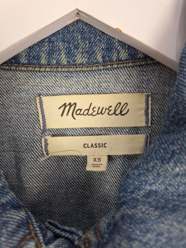 Second-Hand - Madewell Classic Mid Wash Denim Jacket Size XS - SwapUp