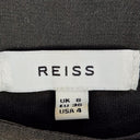 Second-Hand - Reiss Charcoal Front Pleat Flowy Top Size 8 - SwapUp