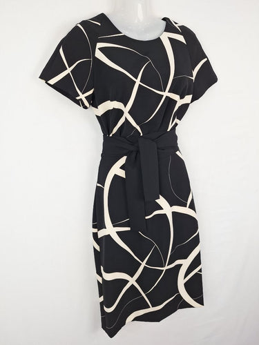 Second-Hand - Veronika Maine Wispy Belted Cap Sleeve Maxi Dress Size 6 - SwapUp